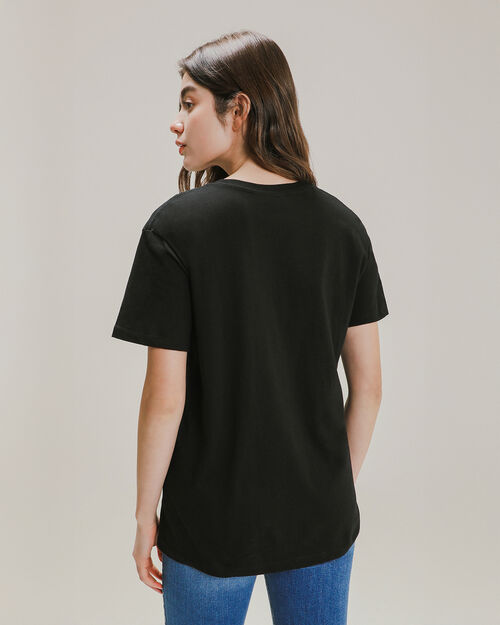 Playera Manga Corta Cuello V